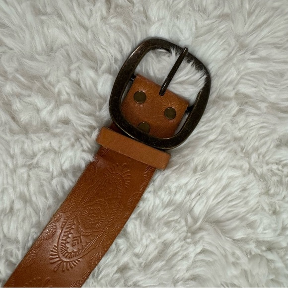 Gap Light Brown Leather Buckle Belt - Picture 7 of 15